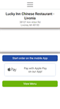 Mobile Screenshot of luckyinnlivonia.com