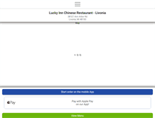 Tablet Screenshot of luckyinnlivonia.com